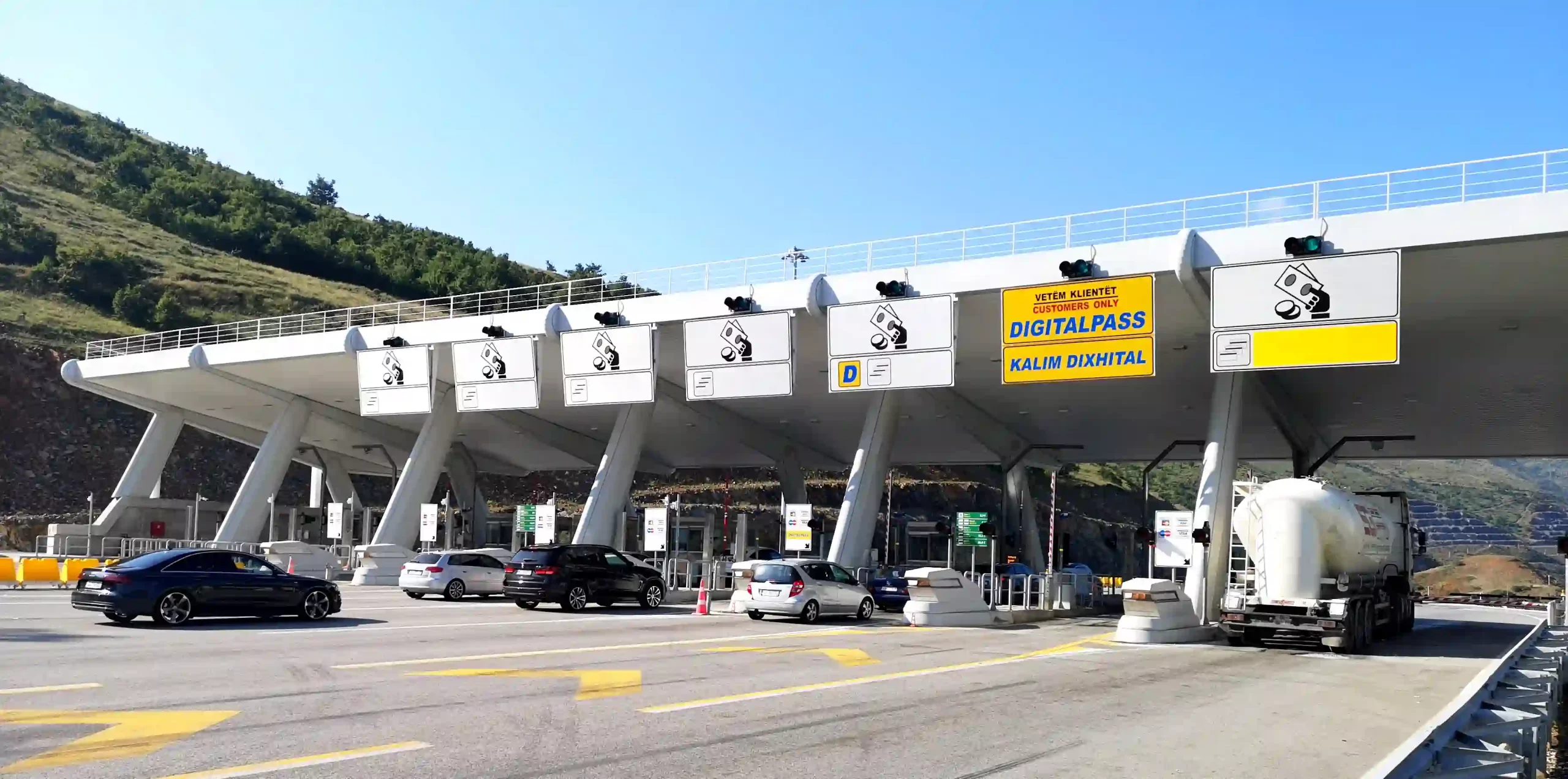 Weignh in motion sistem BISON 50_10 di IWIM for toll gate control